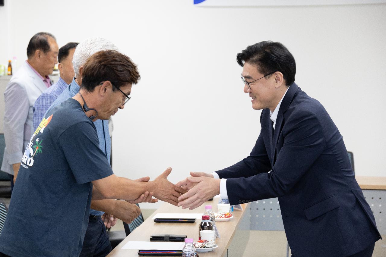 농업인단체협의회 간담회