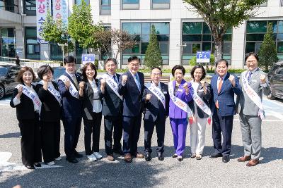 자매도시 김천시 방문 군산시 농특산물 교류 판매
