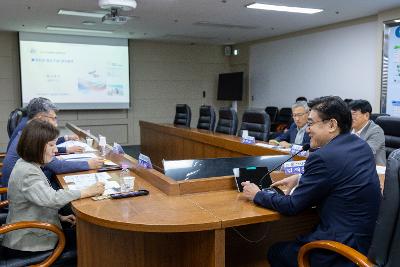 해상풍력 군작전성 협의용역 중간 보고회