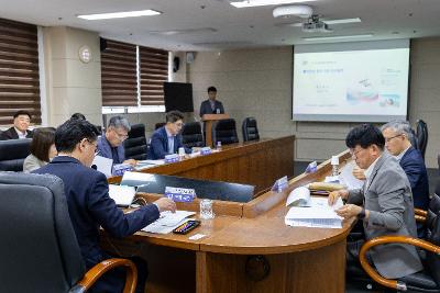 해상풍력 군작전성 협의용역 중간 보고회