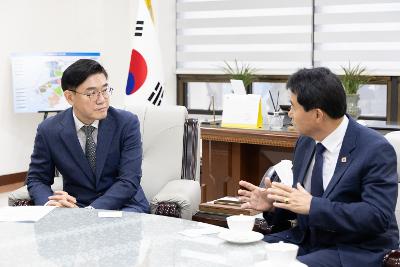 유승광 서천군수 면담