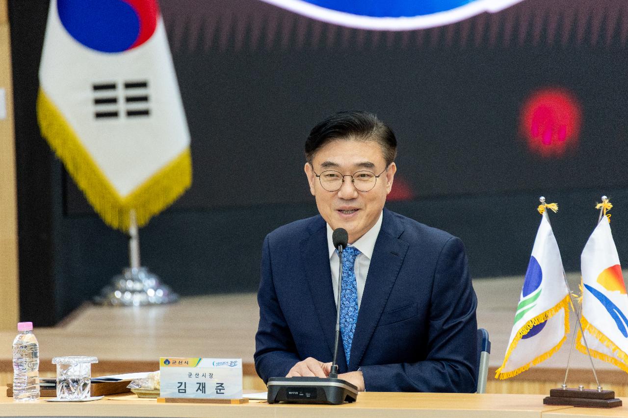 자매도시 김천시 방문 군산시 농특산물 교류 판매