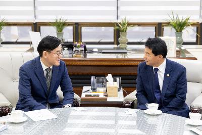 유승광 서천군수 면담