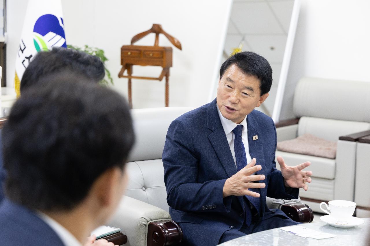 유승광 서천군수 면담