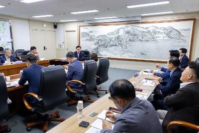 해상풍력 군작전성 협의용역 중간 보고회