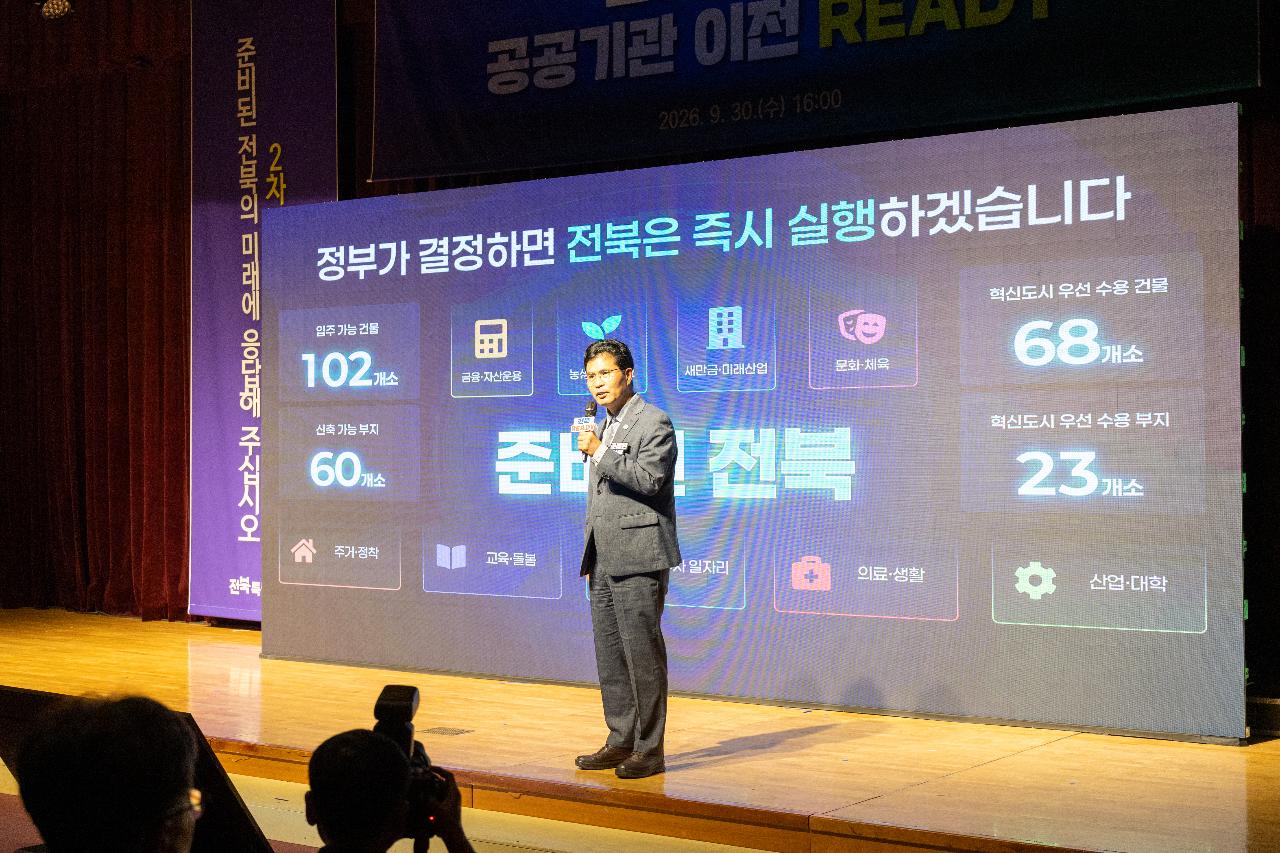 2차 공공기관 이전 대응 전북 유치 촉구 행사