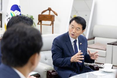 유승광 서천군수 면담