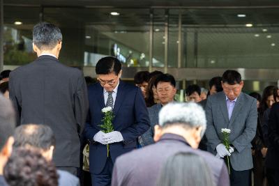 故안정수 과장 운구차 영결식