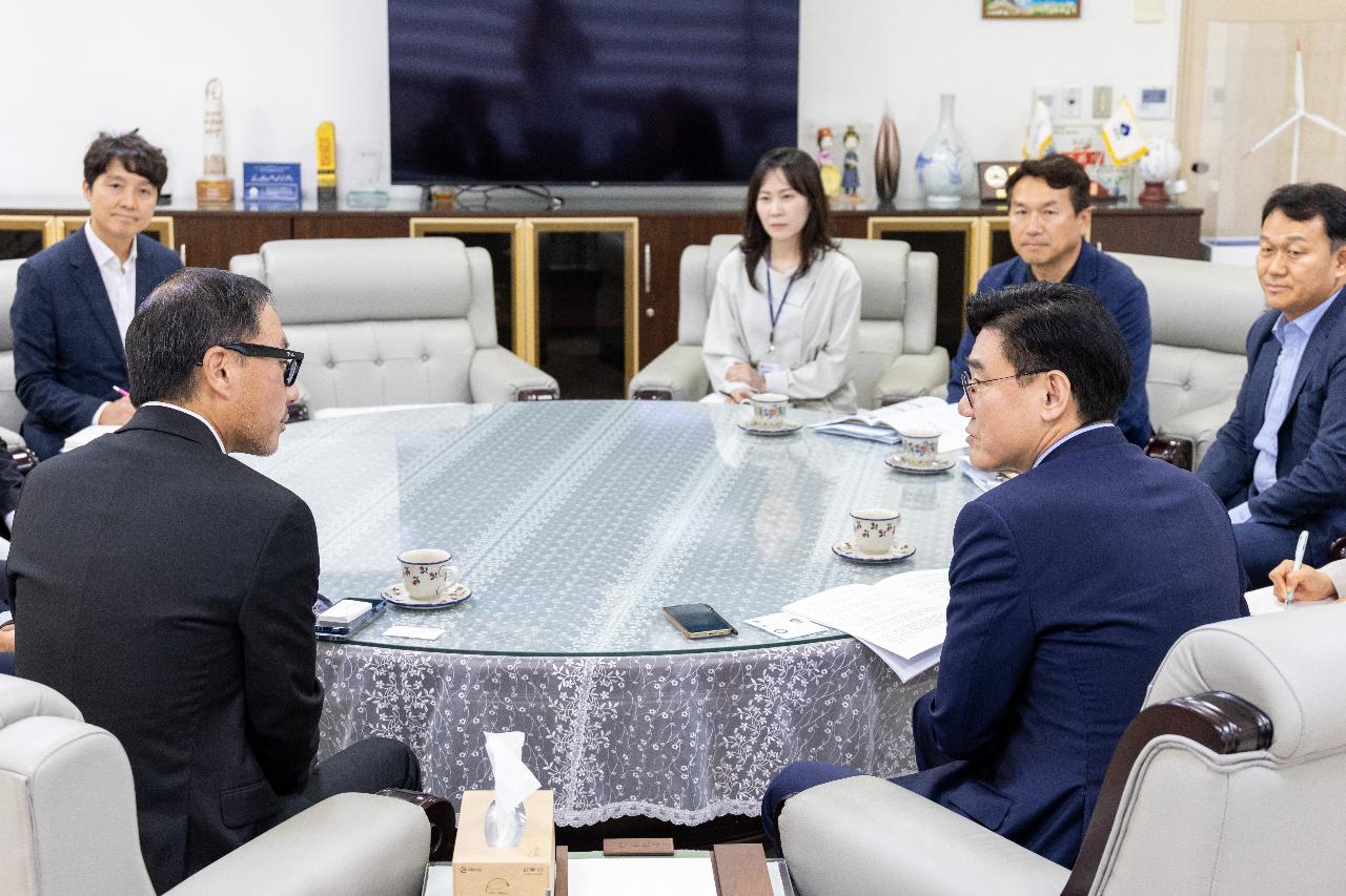 미국 캘리포니아주 풀러턴 시장 간담