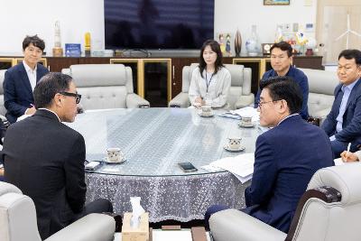 미국 캘리포니아주 풀러턴 시장 간담