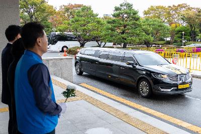 故안정수 과장 운구차 영결식