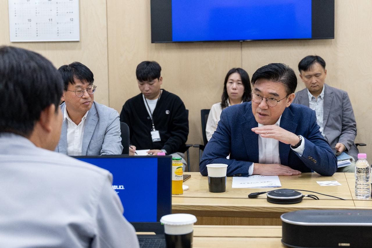 국가산단 엔알비 기업 현장 방문