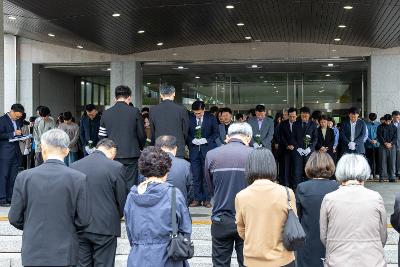 故안정수 과장 운구차 영결식