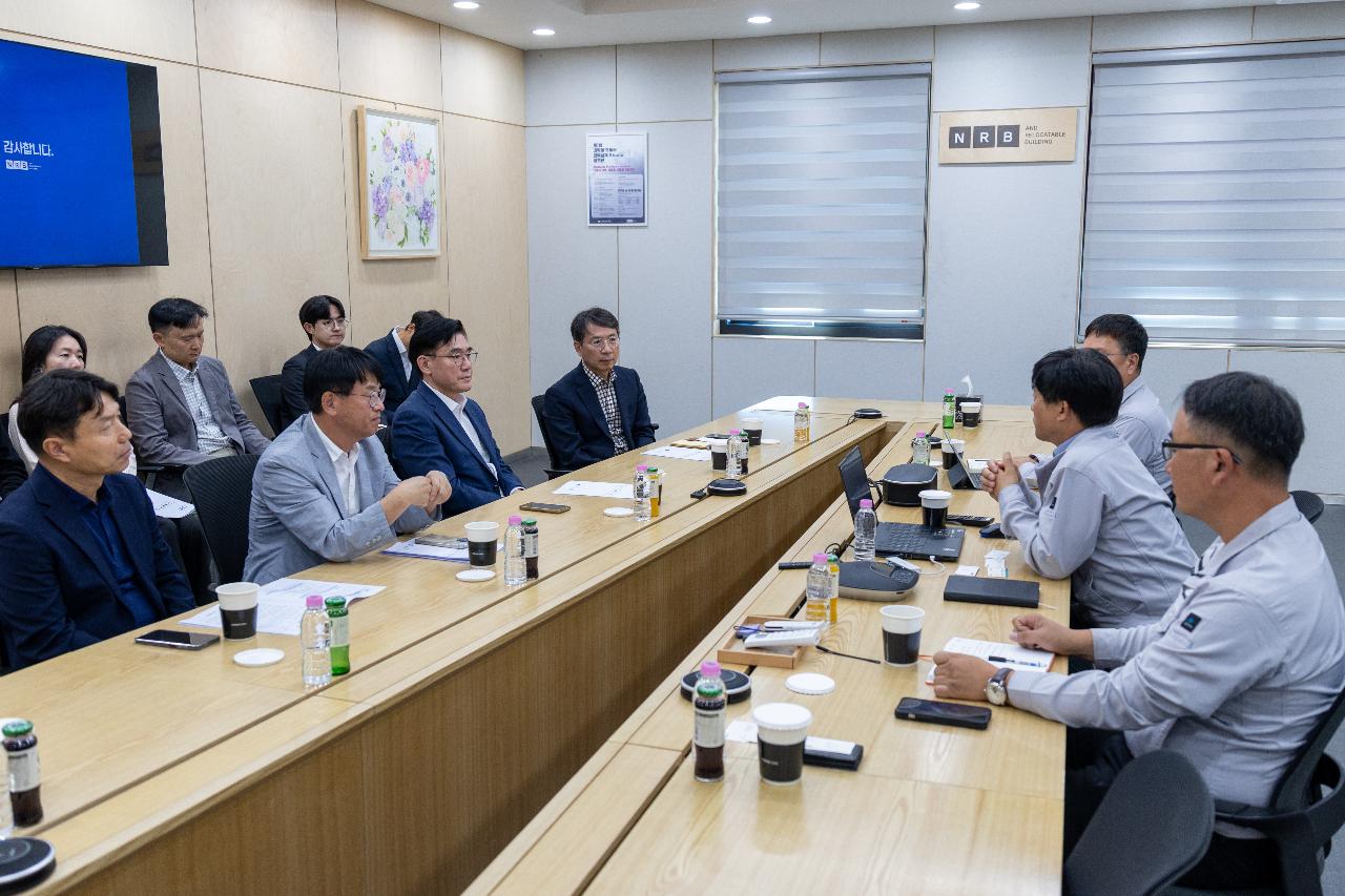 국가산단 엔알비 기업 현장 방문