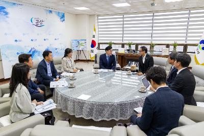 미국 캘리포니아주 풀러턴 시장 간담